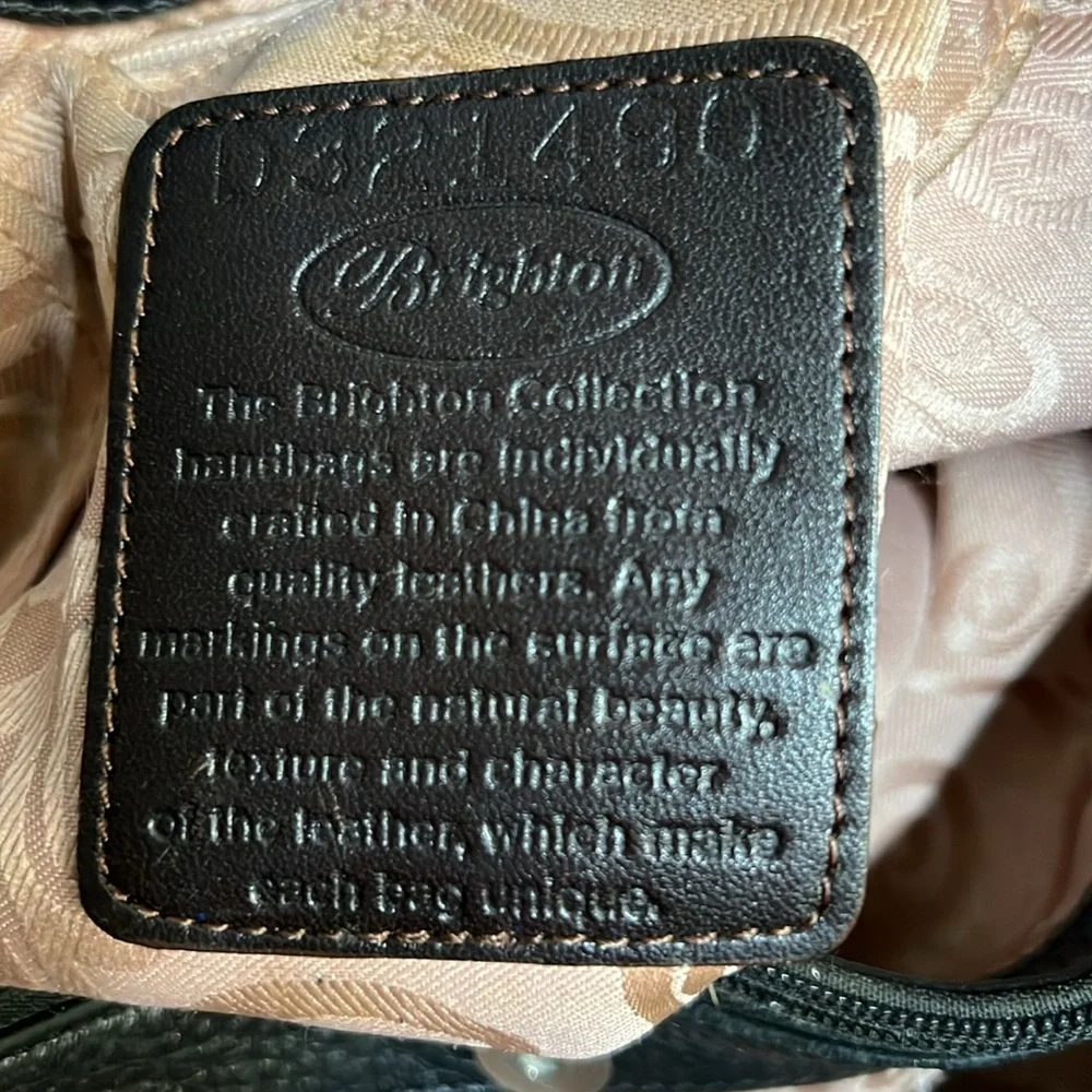 Brighton black leather hand shoulder bag 1 - Picture 13 of 13